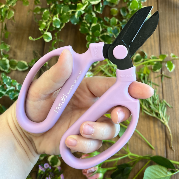 Set of Three, Purple Meraki Garden Shears