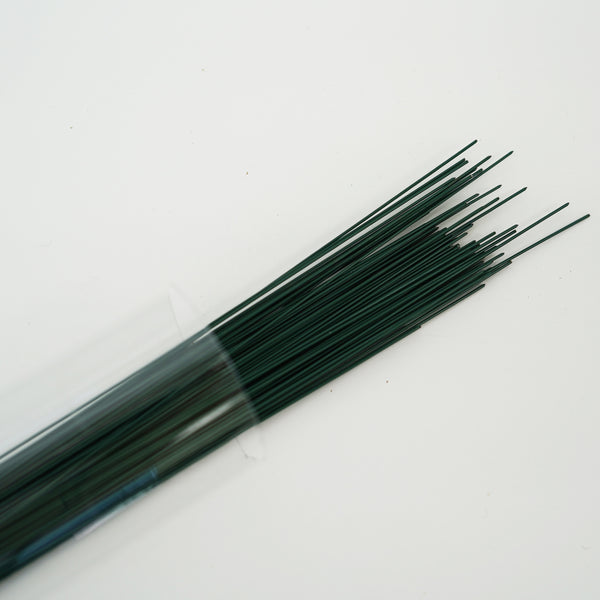22 Gauge Green Floral Stem Wire 16 inch,50/Package