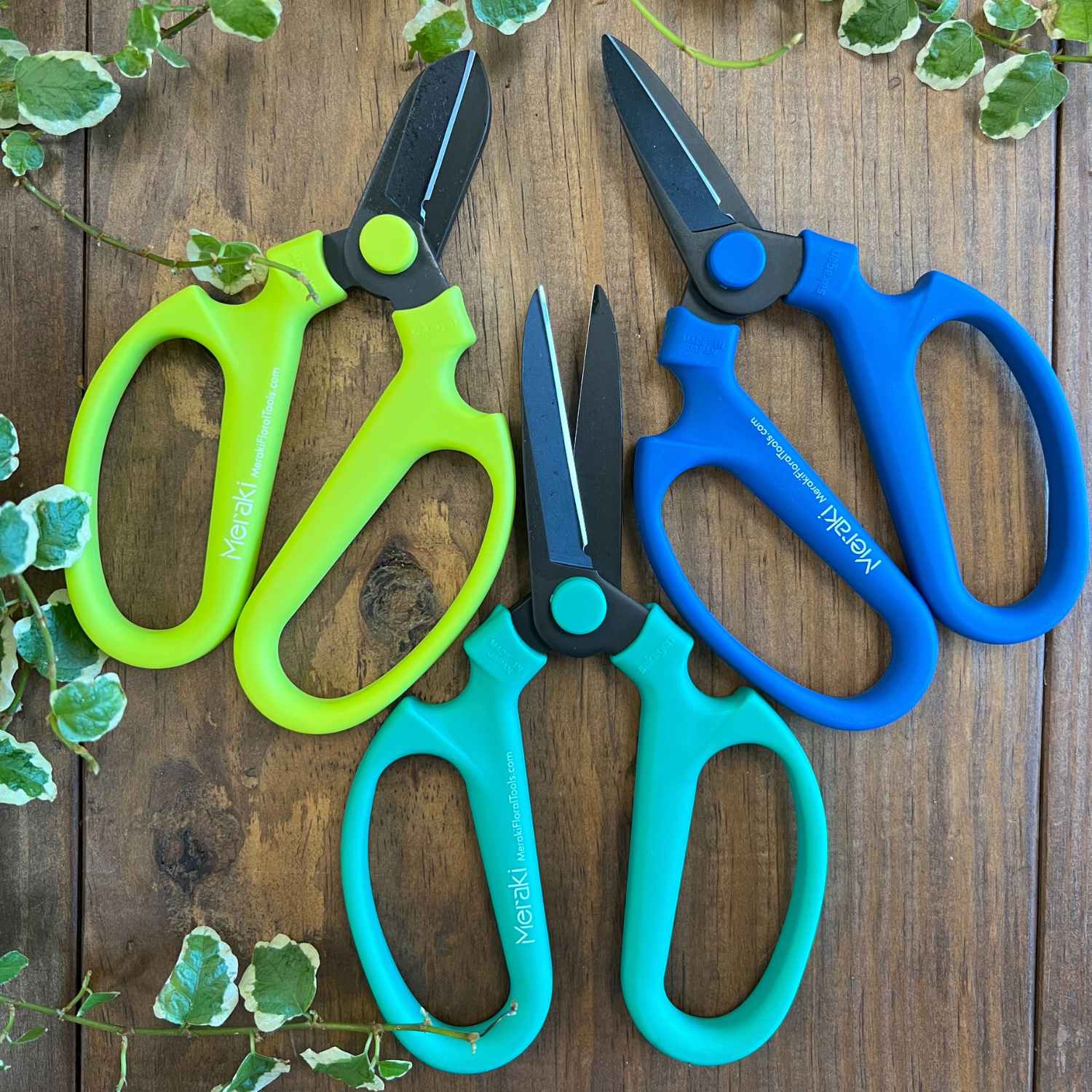 Set of Three, Zen Meraki Garden Shears